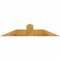 Ekena Millwork Portland Rough Sawn Timber Gable Bracket, Western Red Cedar, 36"W x 7"H x 2"D x 4"F, 5/12 Pitch GBW036X07X0204POR00RWR - alternate 1